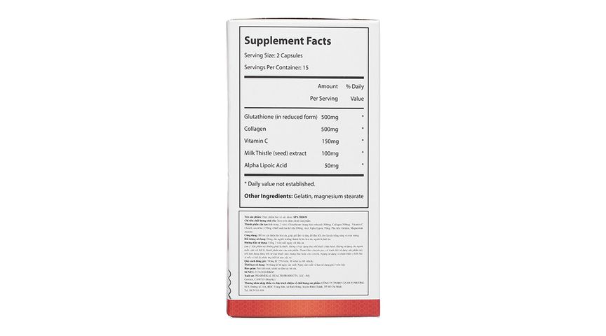 Viên uống trắng da Pharmekal Spathion White Skin - Hỗ trợ làm sáng da, ngăn sắc tố Melanin, phục hồi sức sống da, 30 viên chất lượng Mỹ