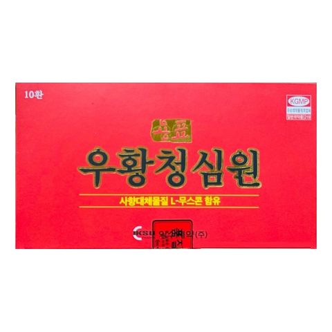 An Cung Ngưu Hoàng Hoàn IKSU Hàn Quốc - Viên uống bổ sung sức khỏe, hỗ trợ hồi phục thể trạng, tăng cường trí nhớ - Hộp 10 viên x 3,75gr