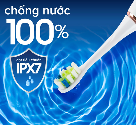 Bàn Chải Đánh Răng Điện Maxcare Hera Whitening - Sóng Siêu Âm 5 Chế Độ, Cảm Biến Áp Suất, Khử Khuẩn UV-C, Dành Cho Người Lớn