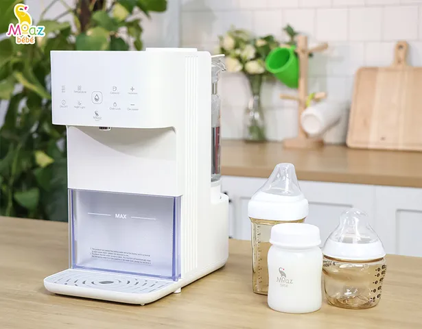 Bình Đun Nước Pha Sữa Thông Minh Moaz BeBe MB-071 - Giữ Nhiệt 24 Giờ, Khử Clo, Dung Tích 1.5L, Điều Chỉnh Nhiệt Độ Chính Xác