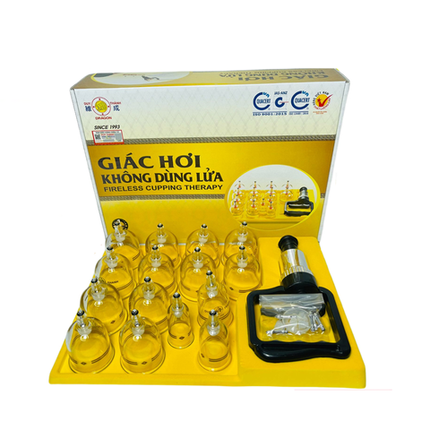 Bộ 15 Ống Giác Hơi Không Dùng Lửa Duy Thành - Thiết Bị Chăm Sóc Sức Khỏe Tự Nhiên, Cải Thiện Đau Mỏi, Thoải Mái Cho Người Trưởng Thành