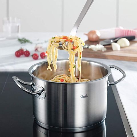 Bộ 3 nồi inox cao cấp Fissler San Francisco - Nồi và quánh thép không gỉ 20cm, 24cm, 16cm - Bền đẹp, tỏa nhiệt nhanh, dễ vệ sinh
