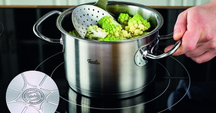 Bộ 3 nồi inox cao cấp Fissler San Francisco - Nồi và quánh thép không gỉ 20cm, 24cm, 16cm - Bền đẹp, tỏa nhiệt nhanh, dễ vệ sinh