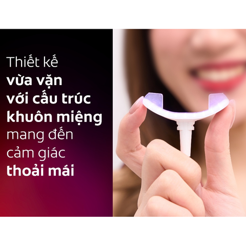 Bộ Kit Làm Trắng Răng Colgate Optic White O2 Flex Light - Công Nghệ Ánh Sáng Indigo Loại Bỏ Vết Ố Vàng, Hàm Răng Trắng Sáng Tự Nhiên