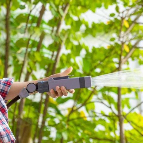Bộ vòi tưới cây 15m Takagi RM1215BR - Gấp gọn 4 chế độ phun linh hoạt, chất liệu cao cấp bền bỉ, dễ sử dụng cho sân vườn