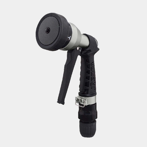Bộ vòi tưới cây rút gọn Takagi RFC320GY 20m - Thiết kế thông minh với 4 chế độ phun và dây thu gọn tiện lợi cho khu vườn của bạn