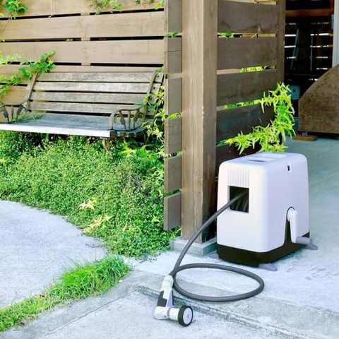 Bộ Vòi Tưới Cây Takagi RC330TNB 30m - Cơ Chế Cuộn Dây Thông Minh, 4 Chế Độ Phun Tiện Dụng Cho Làm Vườn và Rửa Xe