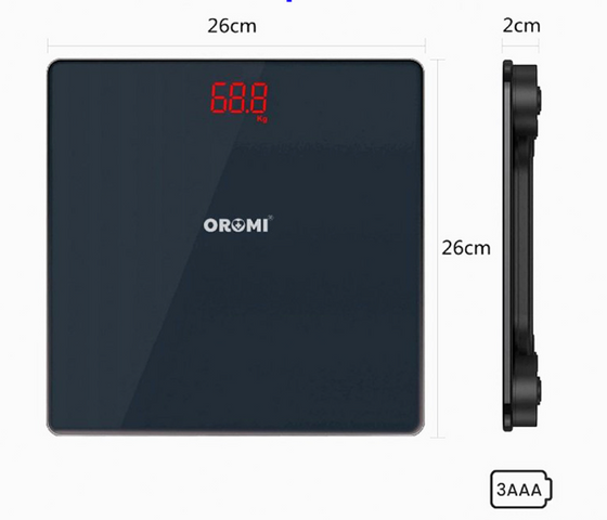 Cân Sức Khỏe Điện Tử Oromi EB5681 - Cảm Biến Đo Biến Dạng Chính Xác 150kg, Màn Hình LED Rõ Nét, Thiết Kế Hiện Đại