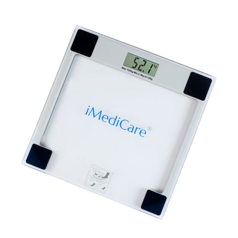 Cân Sức Khỏe Điện Tử iMediCare IB-303 - Thiết Kế Gọn Nhẹ, Màn Hình LCD Rõ Ràng, Cảm Biến Chính Xác, Theo Dõi Cân Nặng Tối Đa 150kg