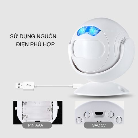 Chuông Báo Động Chống Trộm Hồng Ngoại CTFAST 01 - Thiết Bị An Ninh Với 35 Nhạc Chuông và Cảm Biến Thông Minh
