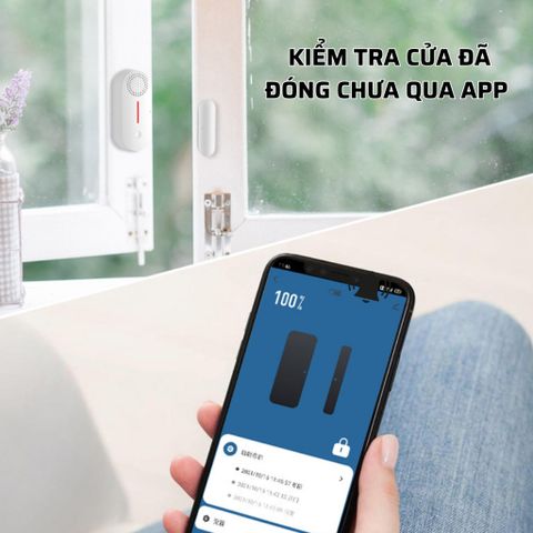 Chuông Báo Động Chống Trộm Wifi CTFAST AW301 - Thiết Bị An Ninh Thông Minh Hẹn Giờ 100DB, Điều Khiển Qua Ứng Dụng Di Động
