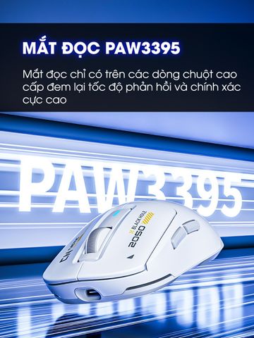 Chuột Gaming Bluetooth Sidotech IN6 - Thiết Kế Ergonomic, Kết Nối Linh Hoạt, Tốc Độ Phản Hồi CAO, Dung Lượng Pin 500mAh