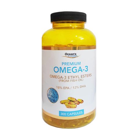 Dầu Cá Omega 3 Ocean's Essentials Premium Fish Oil 1000mg - Hỗ Trợ Sức Khỏe Tim Mạch, Não Bộ & Làn Da Từ Chiết Xuất Tự Nhiên