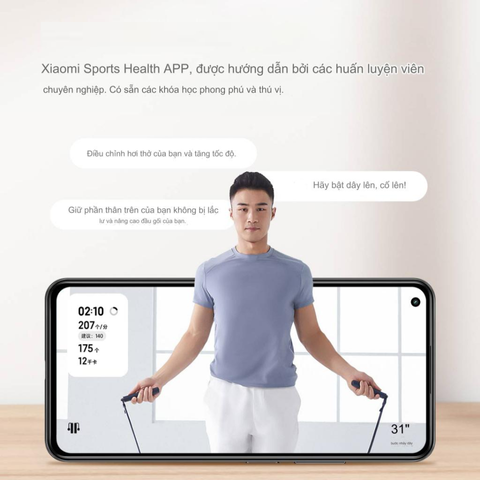 Dây Nhảy Tự Động Đếm Số Xiaomi Mijia XMSR-P803 Màn Hình LED - Hỗ Trợ Tập Luyện Hiệu Quả qua Ứng Dụng Xiaomi Sports Health