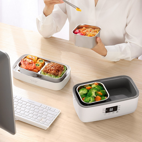 Hộp cơm cắm điện 2 tầng Life Element F36 - Giữ nhiệt và nấu ăn nhanh, chất liệu inox 304 an toàn, thiết kế 4 ngăn tiện lợi