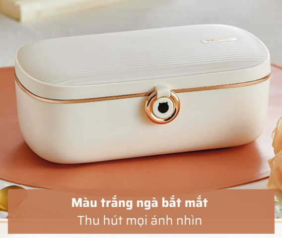Hộp Cơm Giữ Nhiệt Cắm Điện Inox Cao Cấp Bear DFH-P09E5 - Hâm Nóng Nhanh, Dung Tích 1L, Dễ Vệ Sinh, Phù Hợp Văn Phòng và Du Lịch