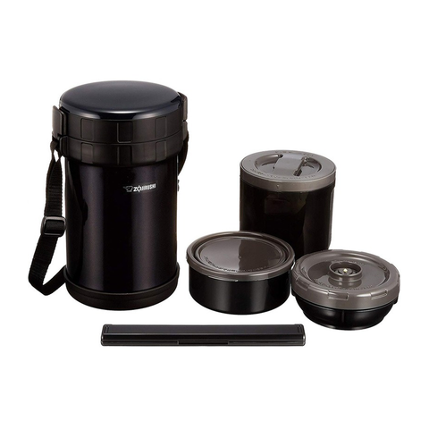 Hộp Cơm Giữ Nhiệt Zojirushi XE20-AD - 3 Ngăn Cao Cấp Cho Văn Phòng Và Picnic, Chất Liệu Nhựa An Toàn, Giữ Nóng 6 Giờ