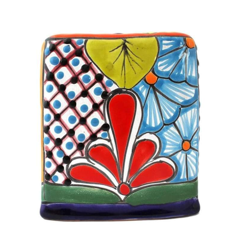 Hộp đựng giấy ăn gốm sứ Handmade Talavera - Trang trí bàn ăn sang trọng với họa tiết vẽ tay độc đáo, chất lượng từ nghệ nhân Mexico