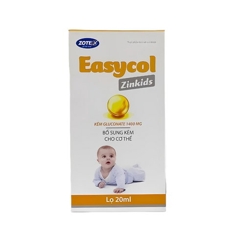 Kẽm Dạng Giọt Easycol Zinkids Hương Dưa Lưới - Hỗ Trợ Bổ Sung Dinh Dưỡng, Kích Thích Tiêu Hóa Cho Trẻ Em, Dễ Uống
