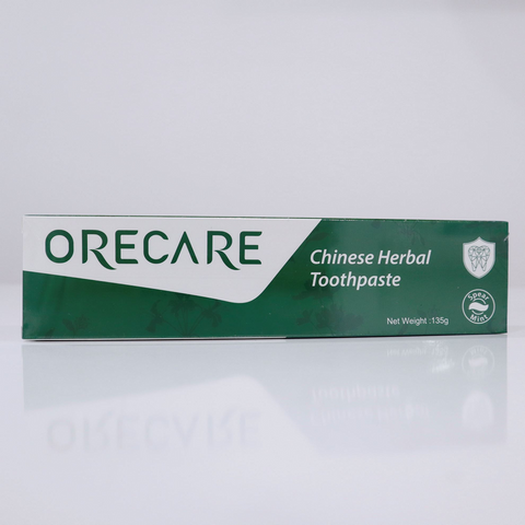 Kem đánh răng Orecare Chinese Herbal Toothpaste Tiens 135g - Hỗ trợ làm sạch, ngăn mảng bám, và hôi miệng tự nhiên.