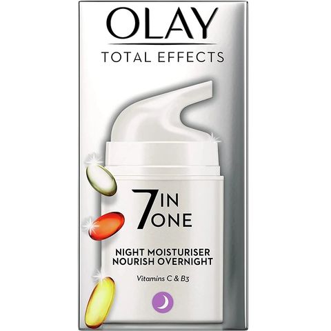 Kem Dưỡng Trẻ Hóa Da Ban Đêm Olay Total Effects 7in1 - 50ml - Chất Kem Mịn, Giúp Làm Sáng Da, Ngừa Nếp Nhăn