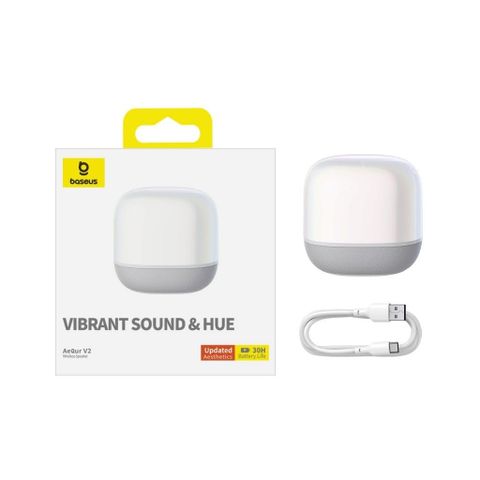 Loa Bluetooth không dây Baseus AeQur V2 20W - Loa âm thanh 360° chất lượng cao, pin 30 giờ, kết nối dễ dàng với mọi thiết bị