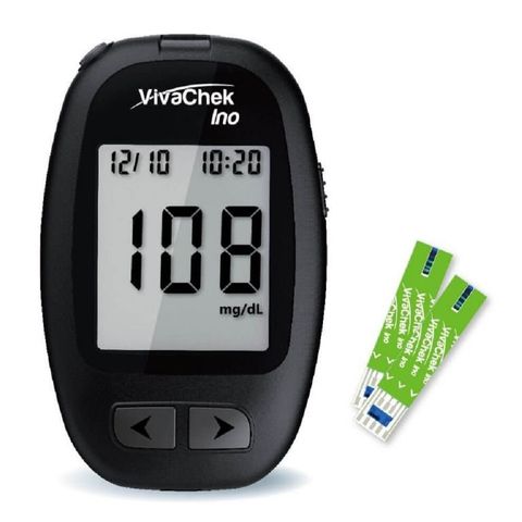 Máy đo đường huyết Vivachek Ino - Kết quả chính xác sau 5 giây, Tích hợp bộ nhớ 900 kết quả, Đáng tin cậy cho mọi lứa tuổi