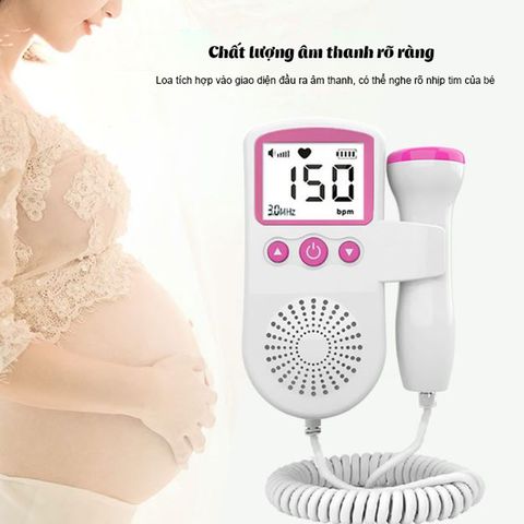 Máy Đo Nhịp Tim Thai Cá Nhân Doppler DN50 - Nghe Tim Thai Từ Tuần Thứ 16, Thiết Bị Chăm Sóc Sức Khỏe Hiện Đại