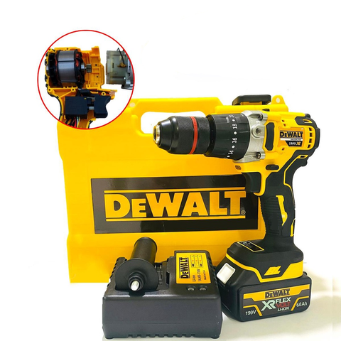 Máy Khoan Pin Dewalt Autolock Đầu Kẹp 13mm - Gọn Nhẹ, Dễ Dùng, Thích Hợp Cho Thợ Chuyên Nghiệp, Khoan Tường Và Bắn Vít Tôn Gỗ