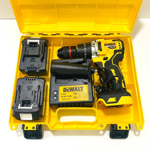Máy Khoan Pin Dewalt Autolock Đầu Kẹp 13mm - Gọn Nhẹ, Dễ Dùng, Thích Hợp Cho Thợ Chuyên Nghiệp, Khoan Tường Và Bắn Vít Tôn Gỗ