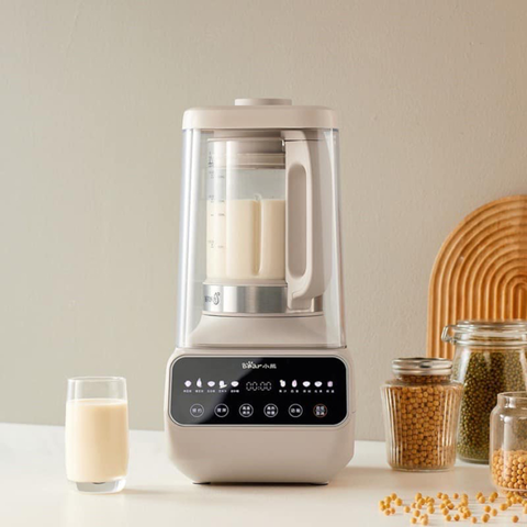 Máy làm sữa hạt đa năng Bear PBJ-D08T1 - 10 chế độ, 1200W, dung tích 1.5L, nhiều chức năng xay sinh tố, nấu cháo, an toàn và dễ sử dụng