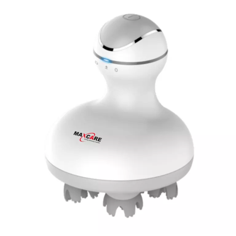 Máy massage cầm tay đa năng Maxcare Max631H - Thiết bị massage 4 con lăn 360 độ, giảm nhức mỏi toàn thân, dễ sử dụng, chống nước IPX7
