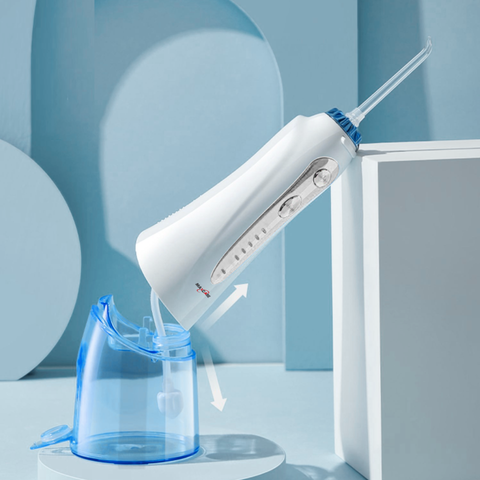 Máy Tăm Nước Cầm Tay Maxcare M1Pro - 5 Chế Độ Áp Lực, Dung Tích 300ml, Phù Hợp Răng Nhạy Cảm, Niềng Răng, Bọc Sứ, Implant