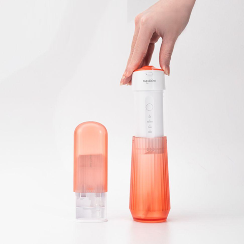 Máy Tăm Nước Cầm Tay Maxcare UltraSonic Max456P - Công Nghệ Phun Tia Nước, Chống Nước IPX7, Dung Tích 160ml, Sạch Răng Hiệu Quả