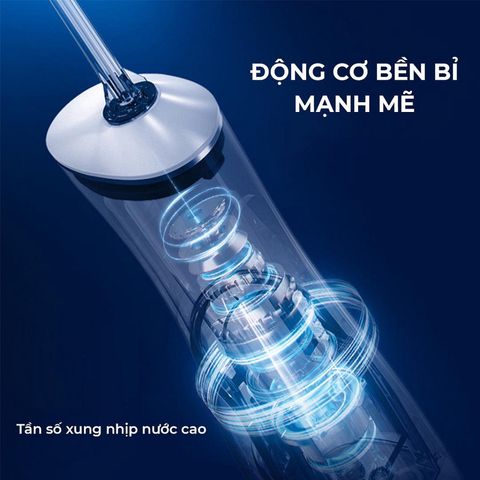 Máy Tăm Nước HANGY XY-1 - Sạc Nhanh, Chống Nước IPX7, 4 Đầu Xịt, Pin 1500mAh, Phù Hợp Du Lịch, Dùng Đến 30 Ngày