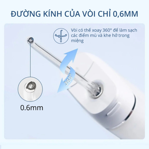 Máy Tăm Nước Mini Kachi MK357 - 4 Đầu Vòi, Thiết Kế Nhỏ Gọn, Chế Độ Phun Đa Năng, Vệ Sinh Răng Miệng Hiệu Quả, Du Lịch Tiện Lợi