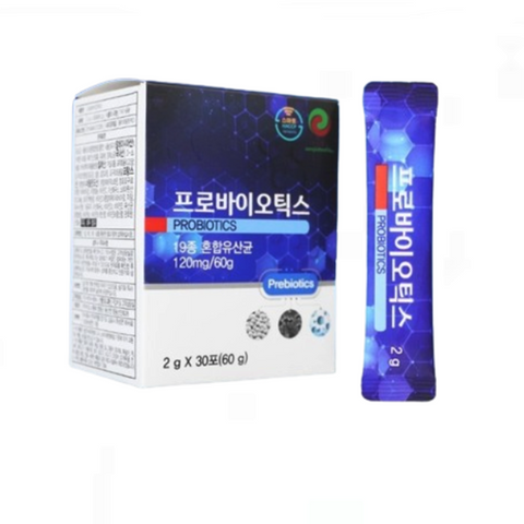Men Tiêu Hóa Vi Sinh Samjin Health Probiotics Hàn Quốc - Hỗ Trợ Tiêu Hóa, Cân Bằng Hệ Vi Sinh Ruột, Tăng Cường Miễn Dịch, Hộp 30 Gói