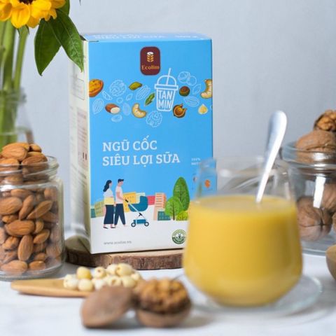 Ngũ Cốc Lợi Sữa Ecolim 500g Cho Mẹ Sau Sinh - Tăng Cường Dinh Dưỡng & Lượng Sữa Tự Nhiên, An Toàn & Hữu Cơ