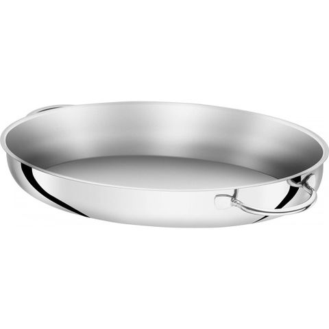 Nồi Chảo Đa Năng Zwilling Plus 40993-000-0 Dáng Bầu Dục - Tiết Kiệm Năng Lượng, Chất Liệu Thép Không Gỉ, Dùng Cho Nấu Nướng, Hấp, Lẩu, Frypan