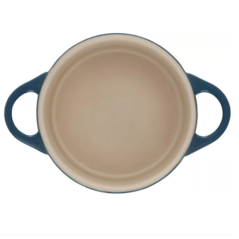 Nồi Gang Mini Le Creuset 10cm Màu Xanh Cổ Vịt - Phong Cách Hiện Đại Dùng Đựng Món Ăn Nhẹ và Tráng Miệng - Bền Chắc Chống Nhiệt