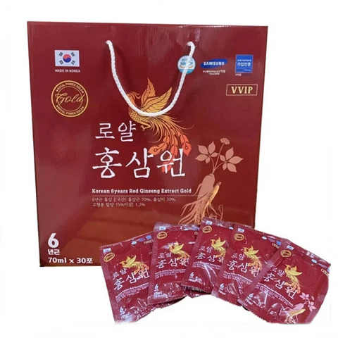 Nước Hồng Sâm Hoàng Gia Royal Won Ginseng Hàn Quốc 6 Năm Tuổi - Bổ Dưỡng, Tăng Cường Miễn Dịch, Dạng Nước Uống Dễ Dùng