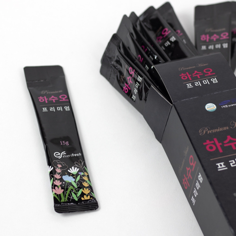 Nước Uống Hà Thủ Ô Đỏ Hasuo Premium Ngừa Bạc Tóc, Rụng Tóc - Giúp Tóc Đen Dày Bóng Mượt, Bổ Dưỡng Sức Khỏe
