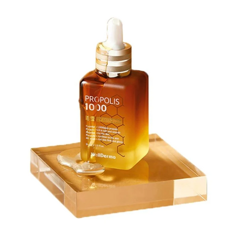 Serum keo ong phục hồi và sáng da Wellderma Propolis 1000 Energy Ampoule 50ml - Dưỡng ẩm, trẻ hóa, cải thiện nếp nhăn hiệu quả