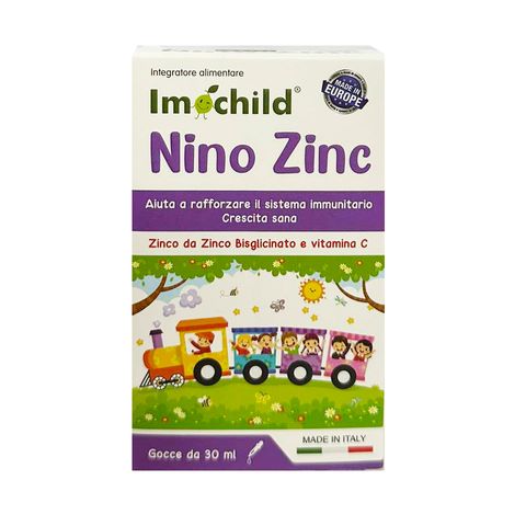 Siro Imochild Zinc 100ml - Hỗ trợ bổ sung kẽm, kích thích trẻ ăn ngon, tăng sức đề kháng và cải thiện hệ tiêu hóa cho bé.