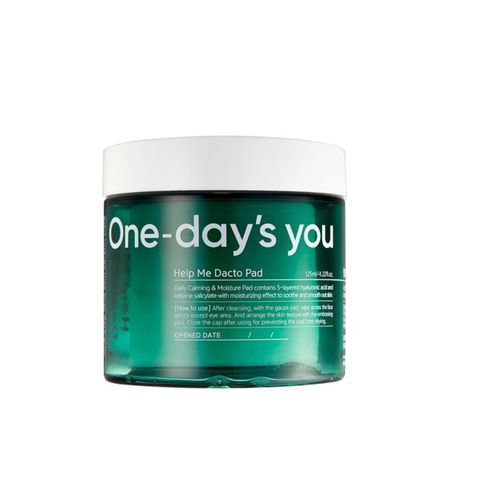Toner Pad Thuần Chay Mờ Thâm One Day's You Help Me Dacto Pad - Dưỡng Ẩm Để Da Sáng Mịn, Tiện Lợi Cho Mọi Loại Da, 60 Miếng
