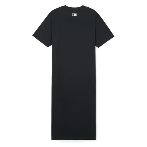 Váy MLB Basic Small Logo New York Yankees - Váy Suông Đen Thời Trang Cho Cô Nàng Sành Điệu, Chất Liệu Cotton Mềm Mại