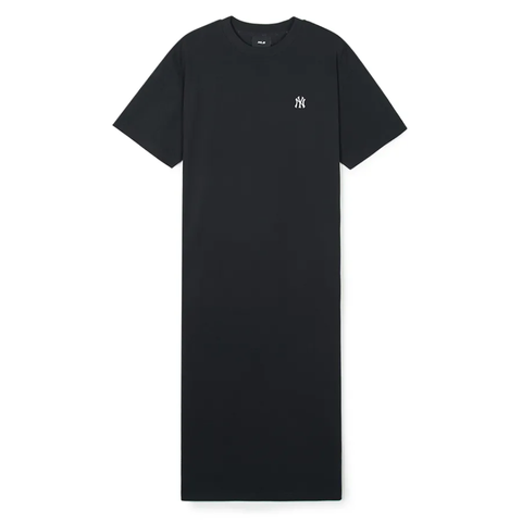 Váy MLB Basic Small Logo New York Yankees - Váy Suông Đen Thời Trang Cho Cô Nàng Sành Điệu, Chất Liệu Cotton Mềm Mại
