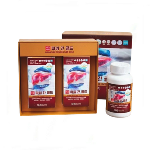 Viên Uống Bổ Gan SMS Bio Pharm Power Liver Gold - Giải Độc, Tăng Cường Đề Kháng, Hỗ Trợ Sức Khỏe Gan Cho Người Uống Rượu, 120 Viên