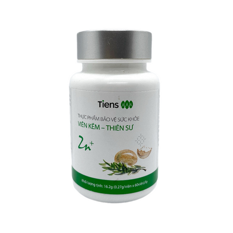Viên Uống Hỗ Trợ Bổ Sung Kẽm Thiên Sư - Tăng Cường Đề Kháng Cho Người Lớn Và Trẻ Em Từ 3 Tuổi - Lọ 60 Viên
