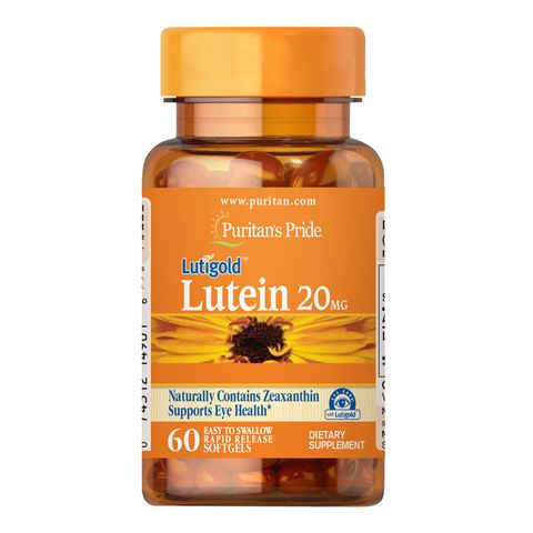 Viên Uống Bổ Mắt Lutein 20mg Puritan's Pride - Hỗ Trợ Khỏe Mắt, Bảo Vệ Mắt Khỏi Tác Nhân Có Hại, 60 Viên Mỹ